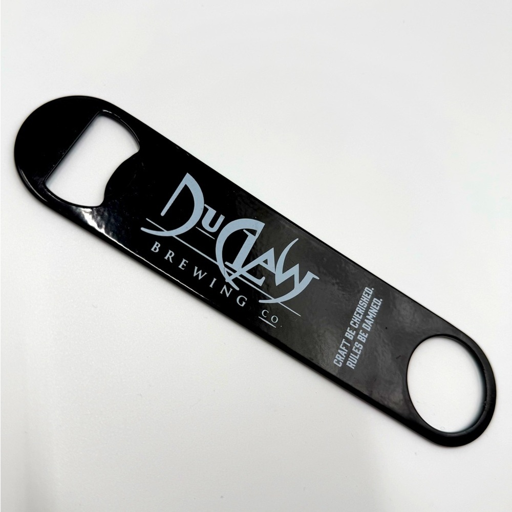 DuClaw Brewing Co. Black Coated Speed Bottle Opener 7” Craft Beer